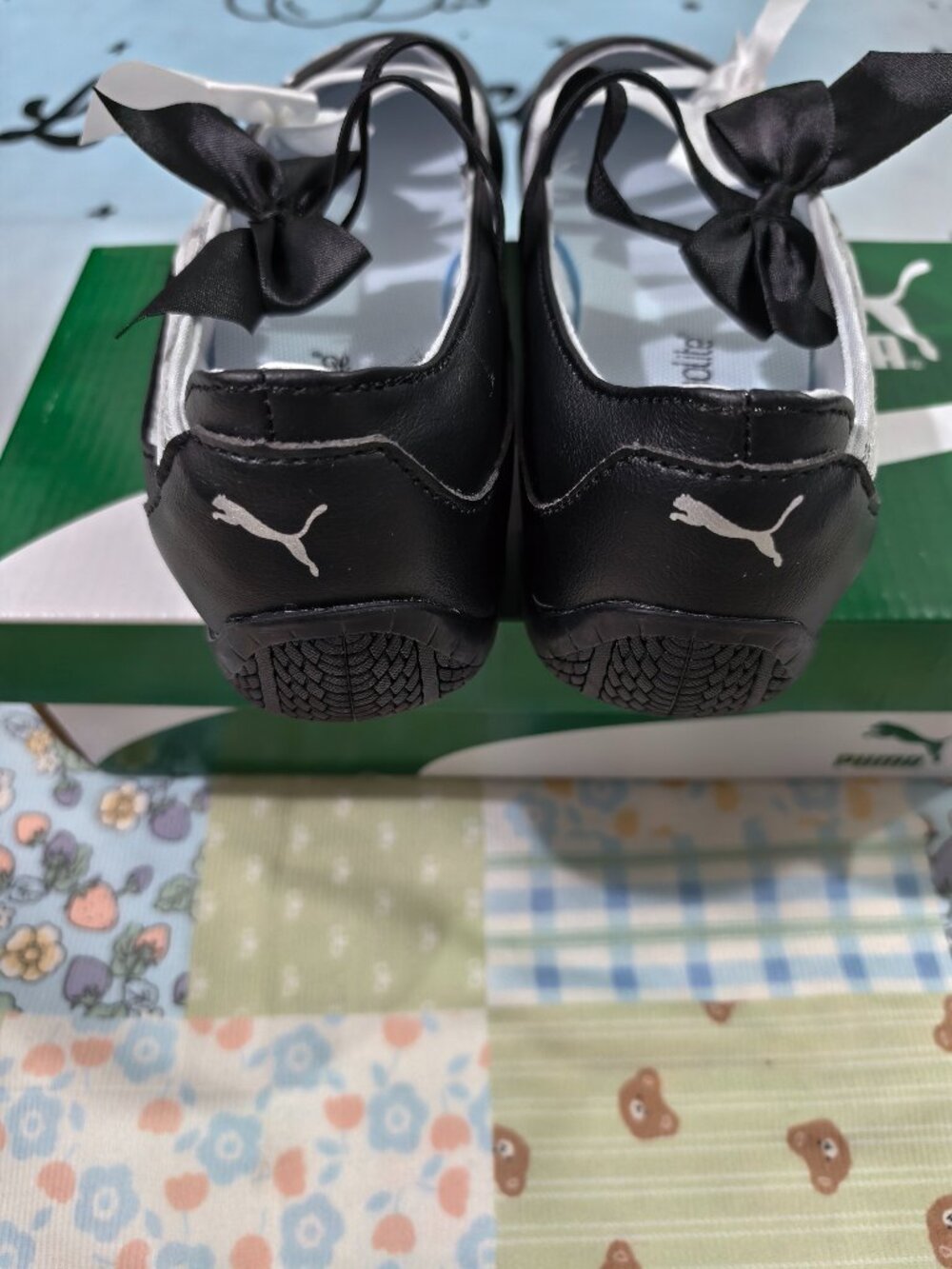 Puma Black Lace Mary Jane Shoes - Picture 8 of 8